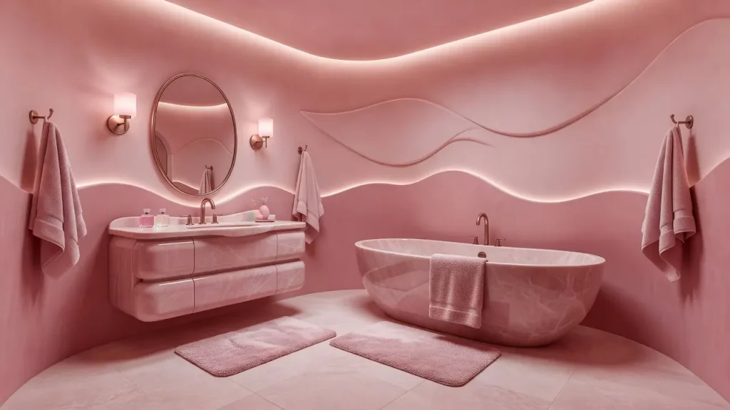 Pink Luxury Bathroom Ideas