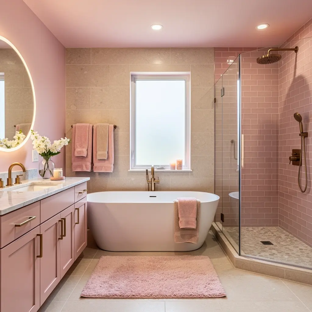 Pink Luxury Bathroom Ideas