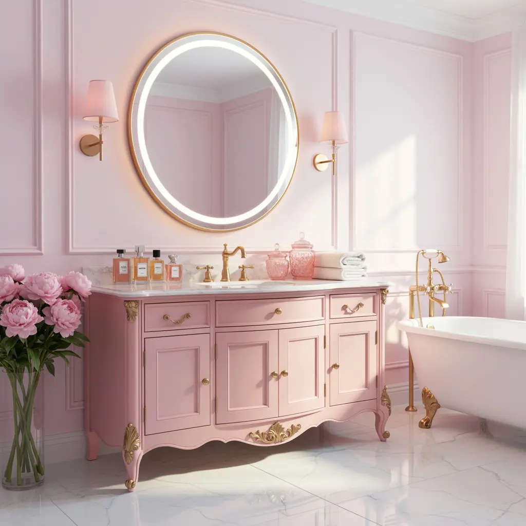 Pink Luxury Bathroom Ideas