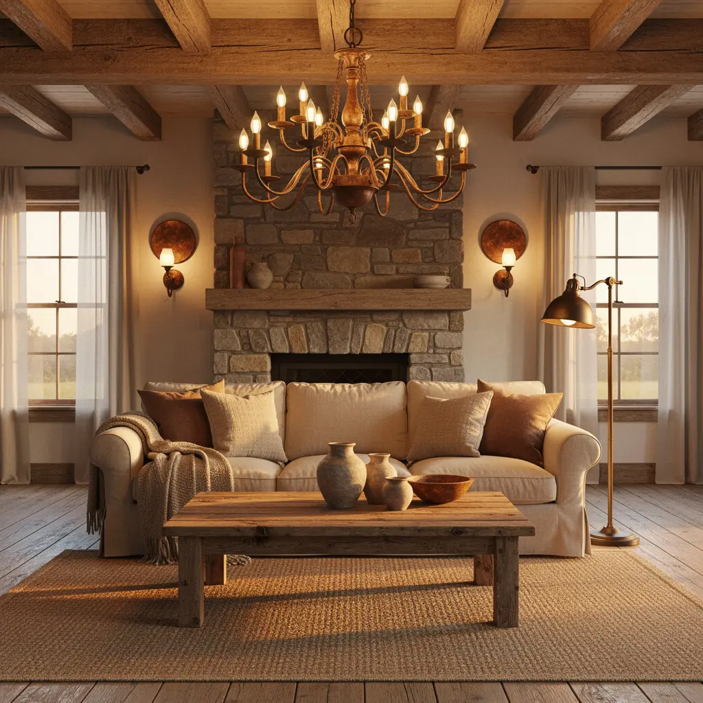 Rustic Farmhouse Living Room