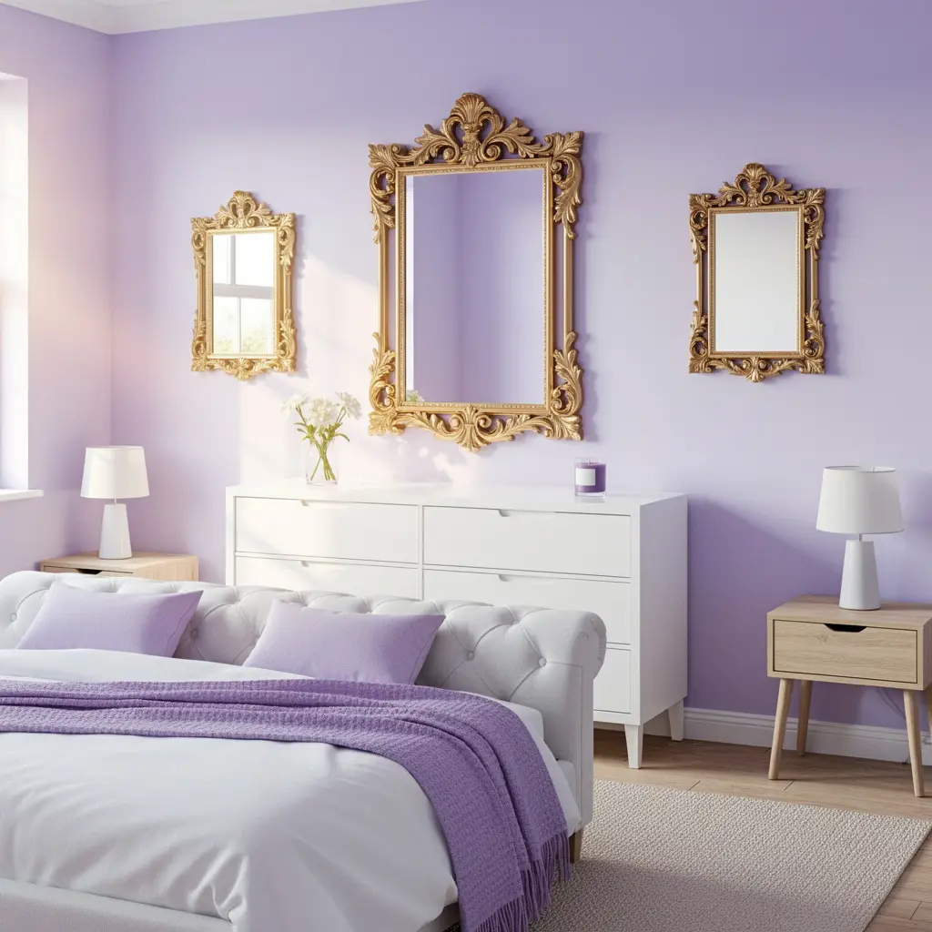 Lavender Bedroom Wall Decor