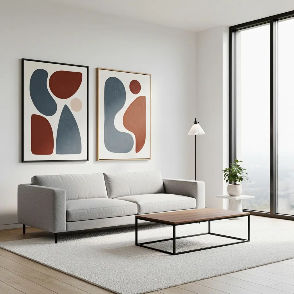 Modern Minimalist Living Room