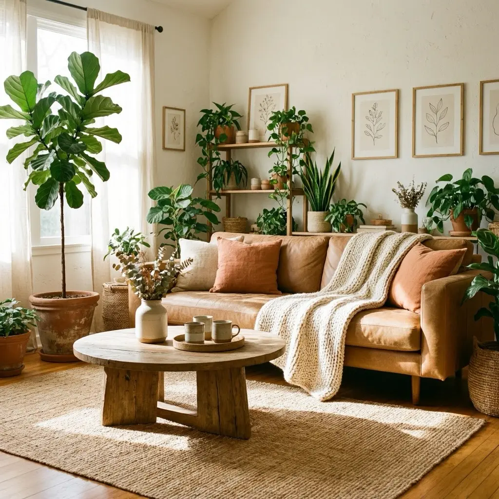 Cozy Boho Living Room
