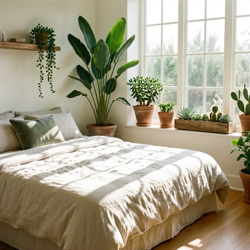 Sunlit Cozy Bedroom Aesthetic