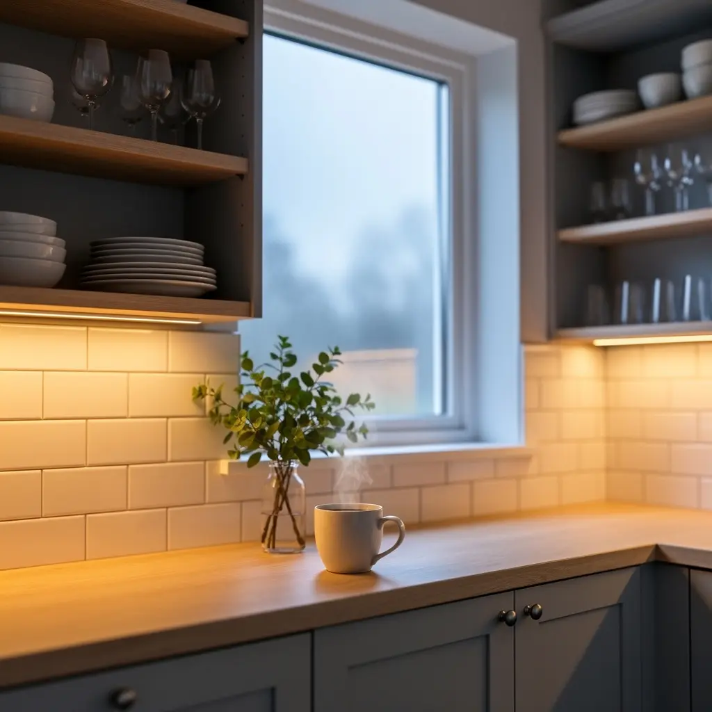 Cozy Kitchen Morning Setup