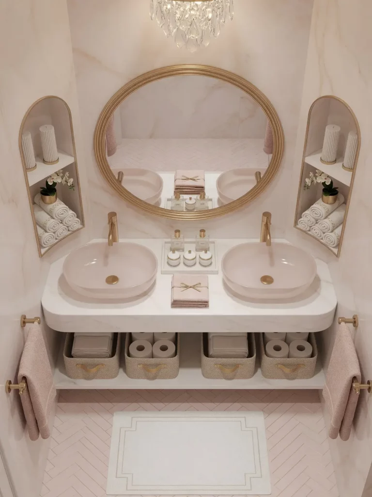 Luxury Small Bathroom Organization