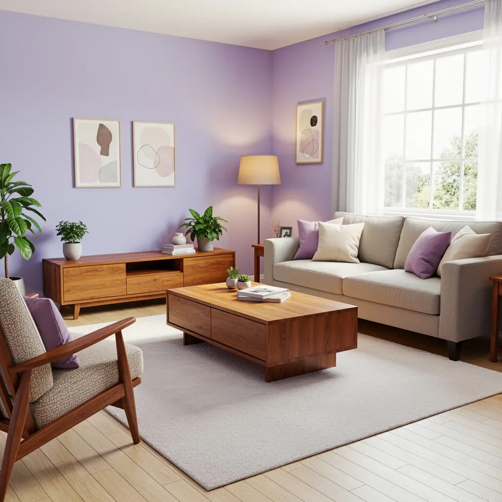 Lavender Living Room