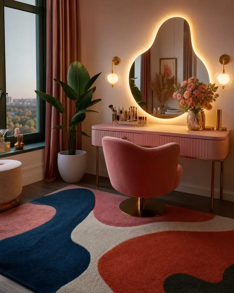 Modern Dopamine Vanity Ideas