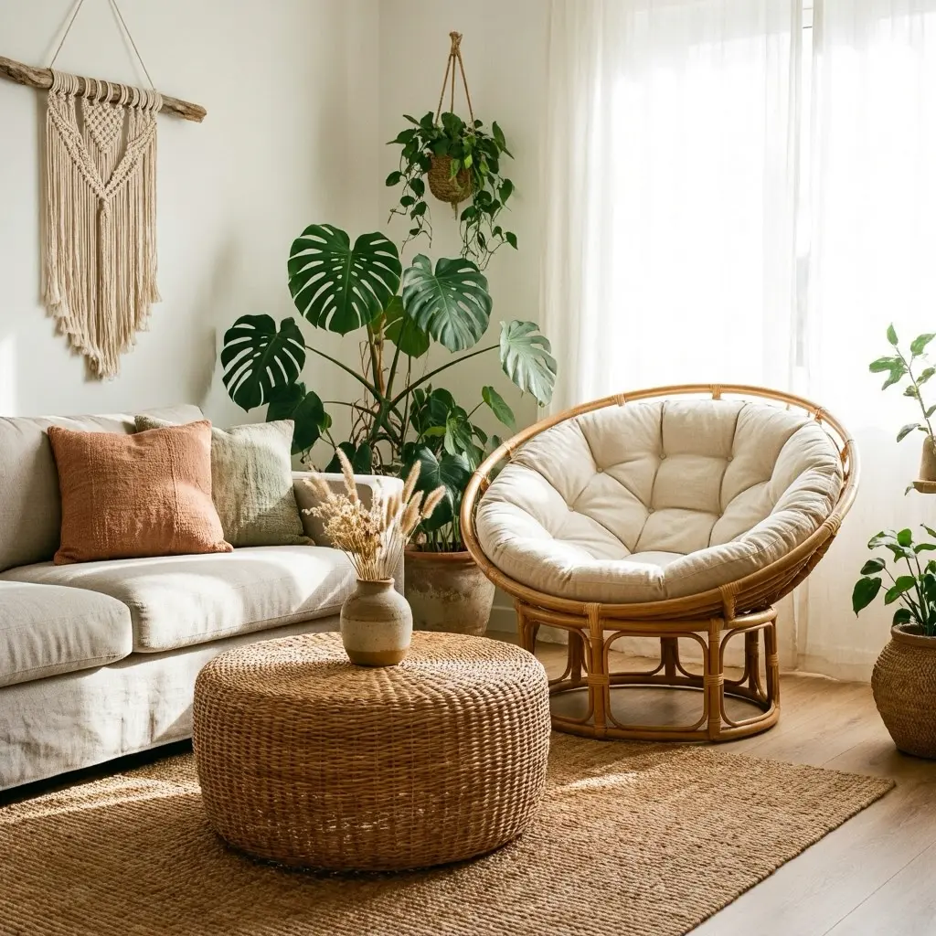 Cozy Boho Living Room