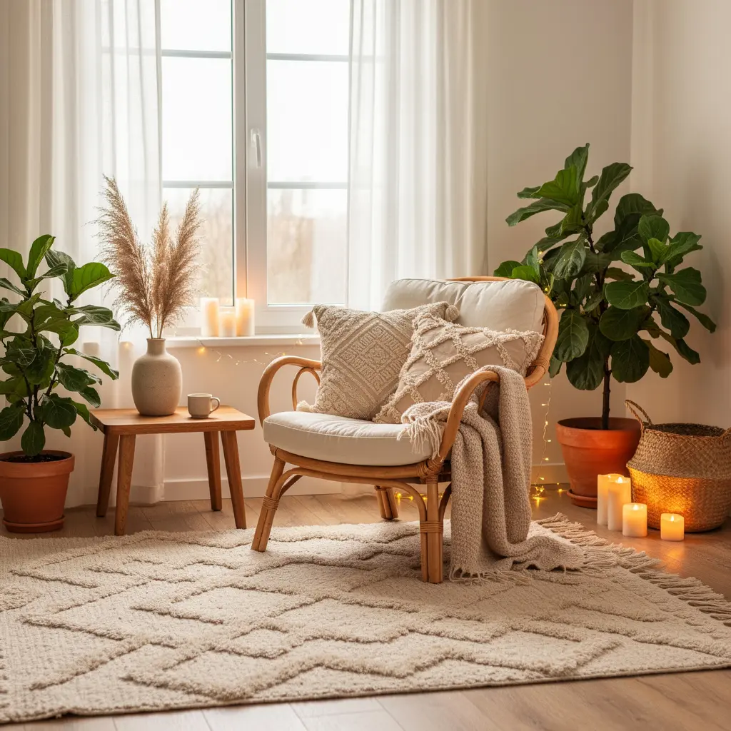 Cozy Boho Apartment Decor