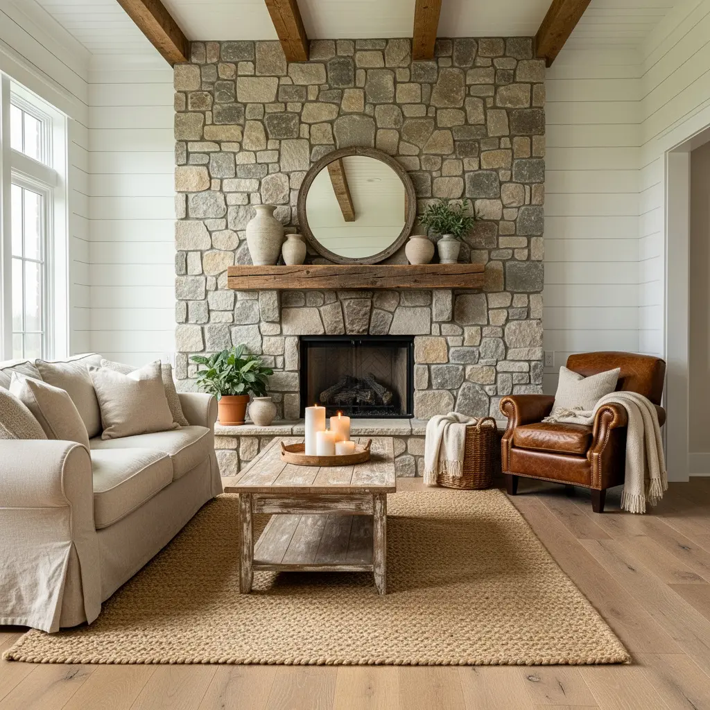 Rustic Farmhouse Living Room