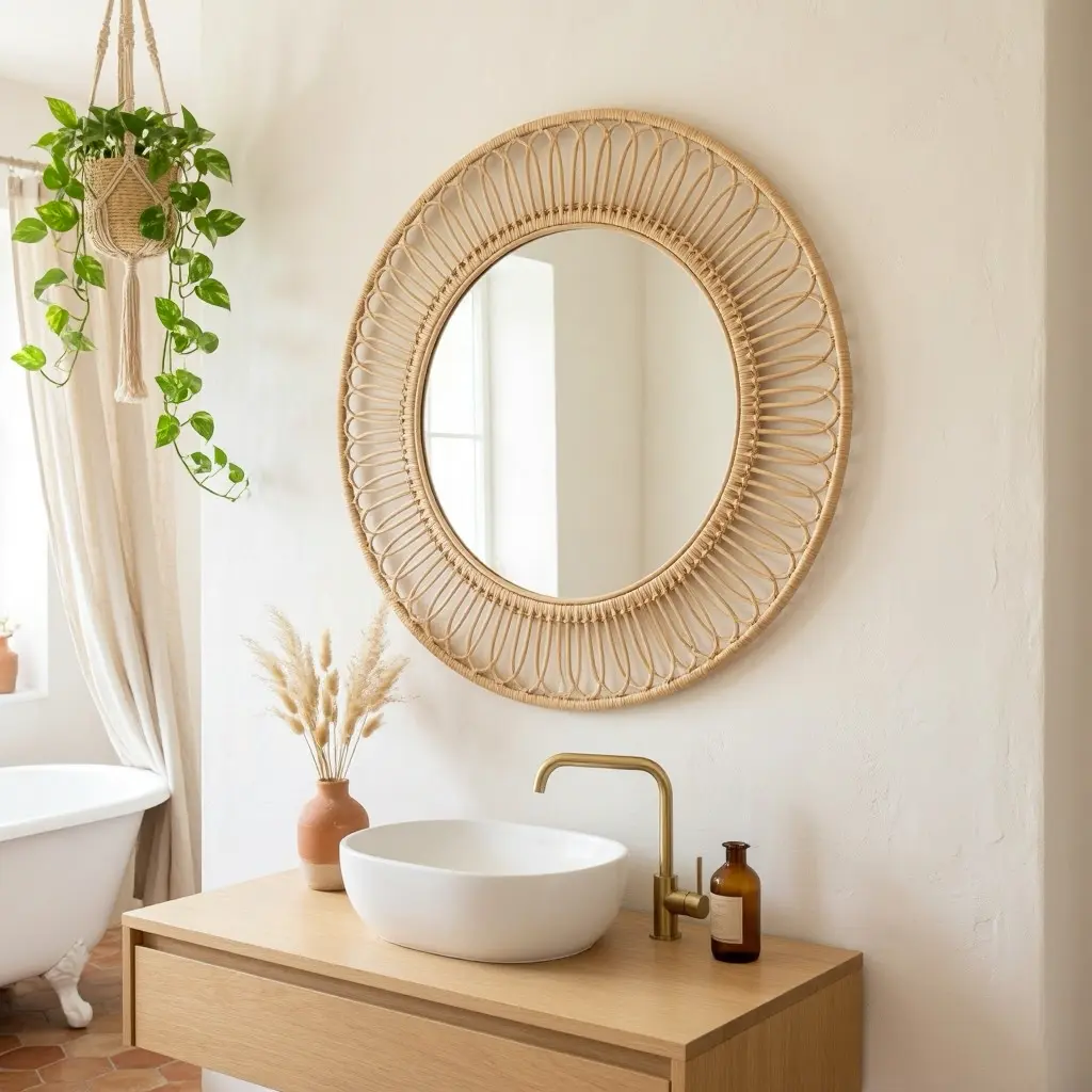 Cozy Boho Bathroom