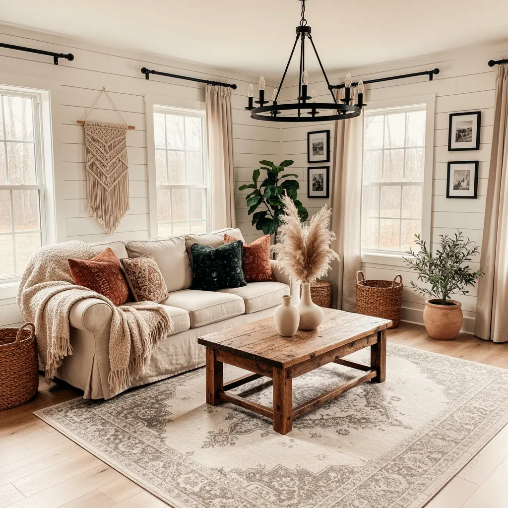 Cozy Boho Farmhouse Decor
