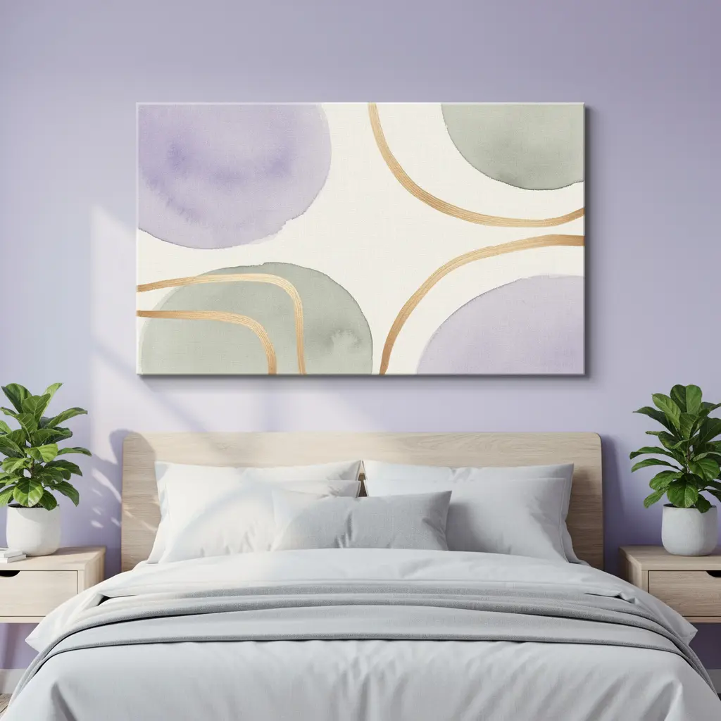 Lavender Bedroom Wall Decor