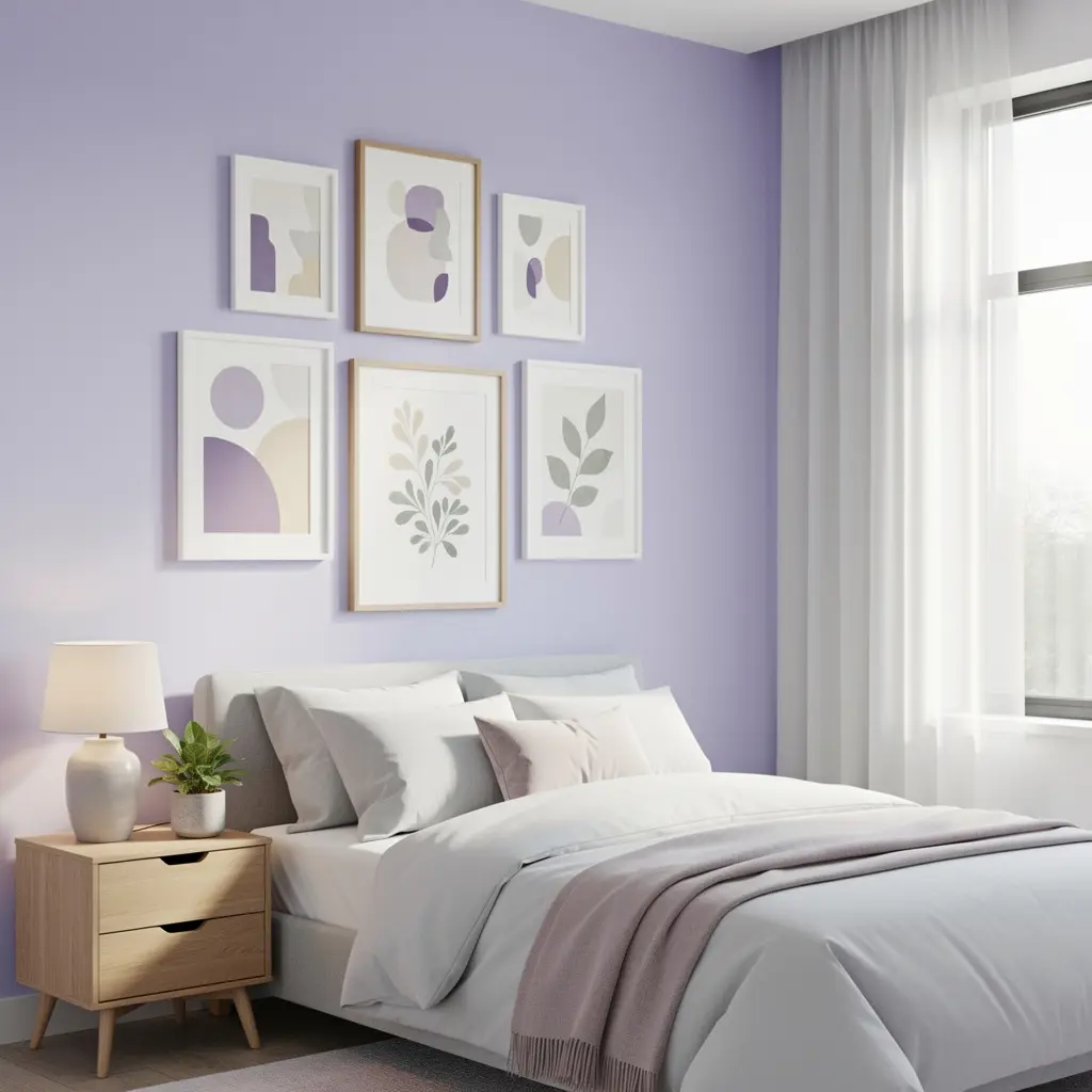 Lavender Bedroom Wall Decor