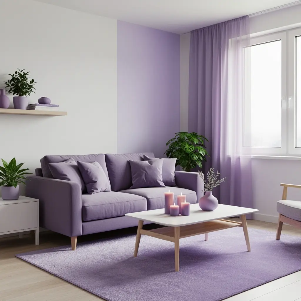 Lavender Apartment Decor