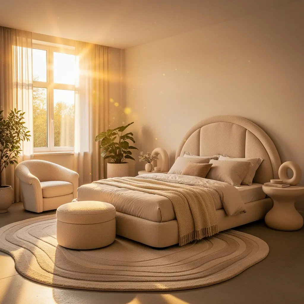 Golden Hour Bedroom Aesthetic