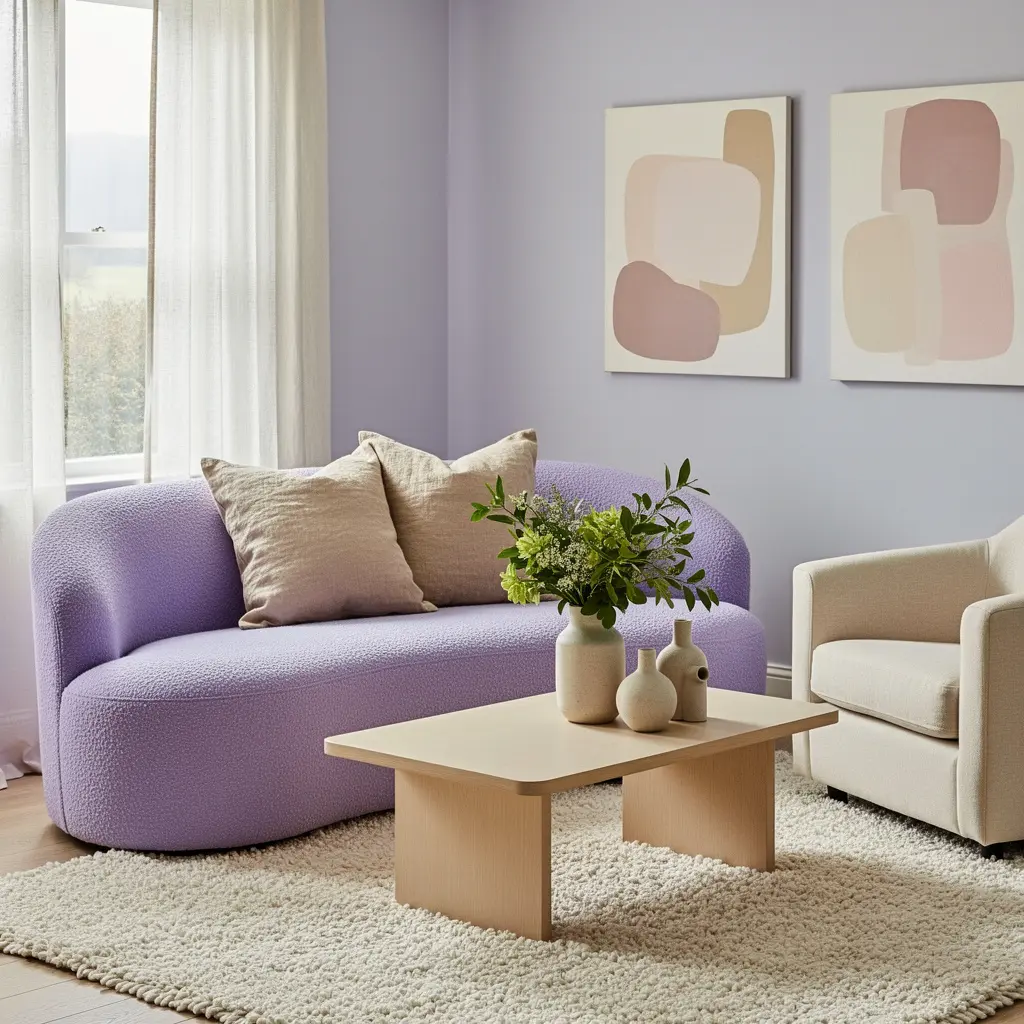 Lavender Living Room