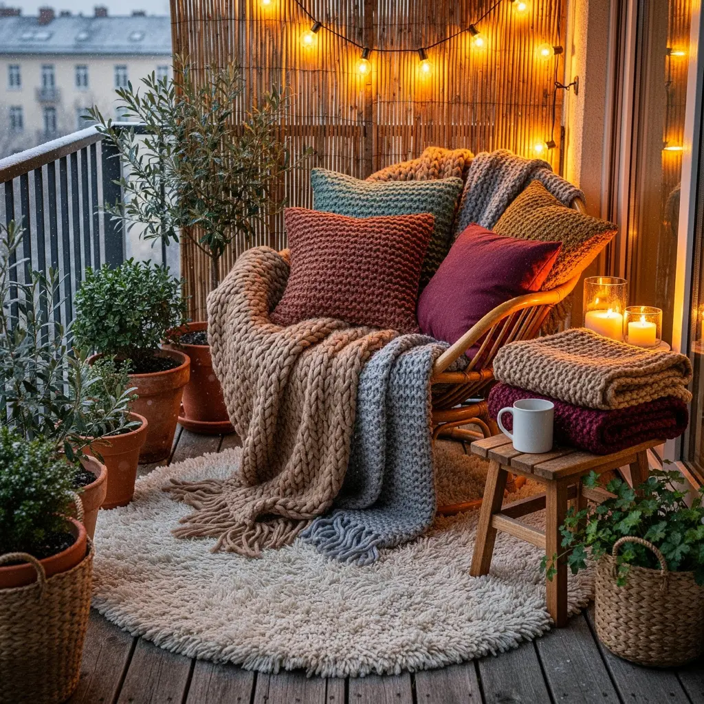 Cozy Boho Balcony