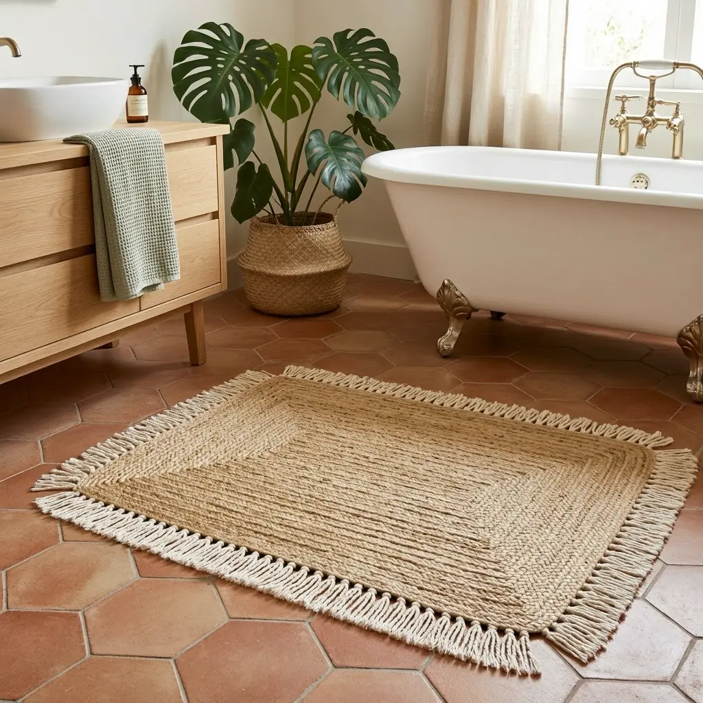 Cozy Boho Bathroom