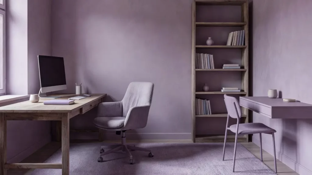 Lavender Home Office