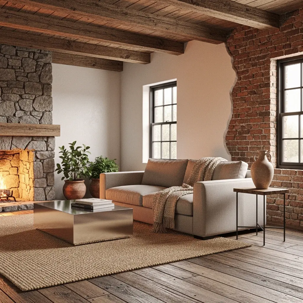Rustic Farmhouse Living Room