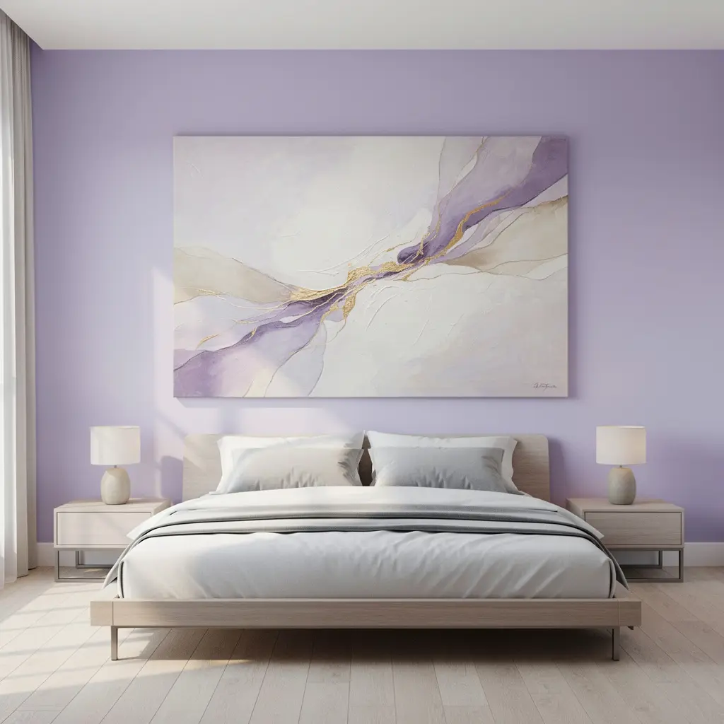 Lavender Bedroom Wall Decor