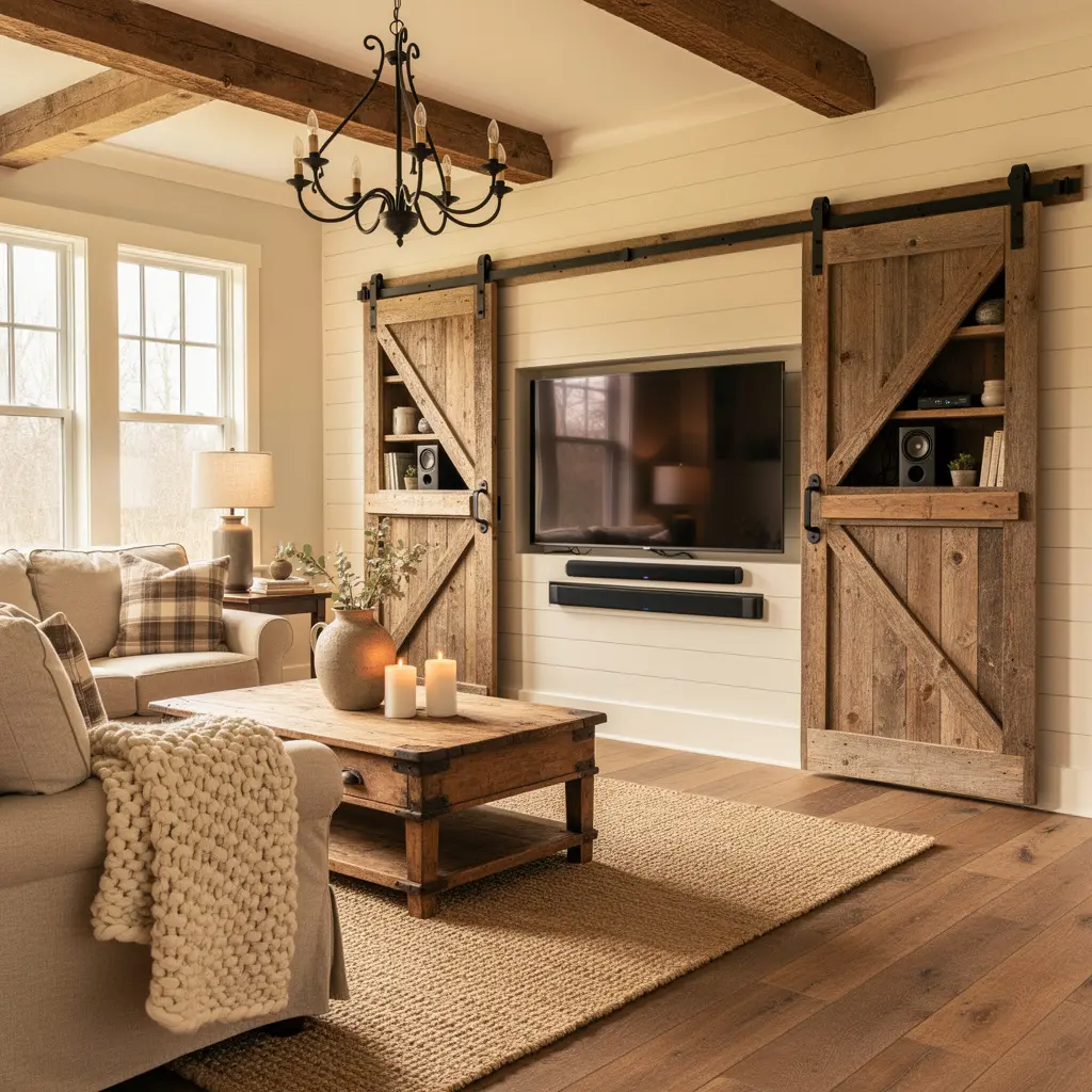 Rustic Farmhouse Living Room