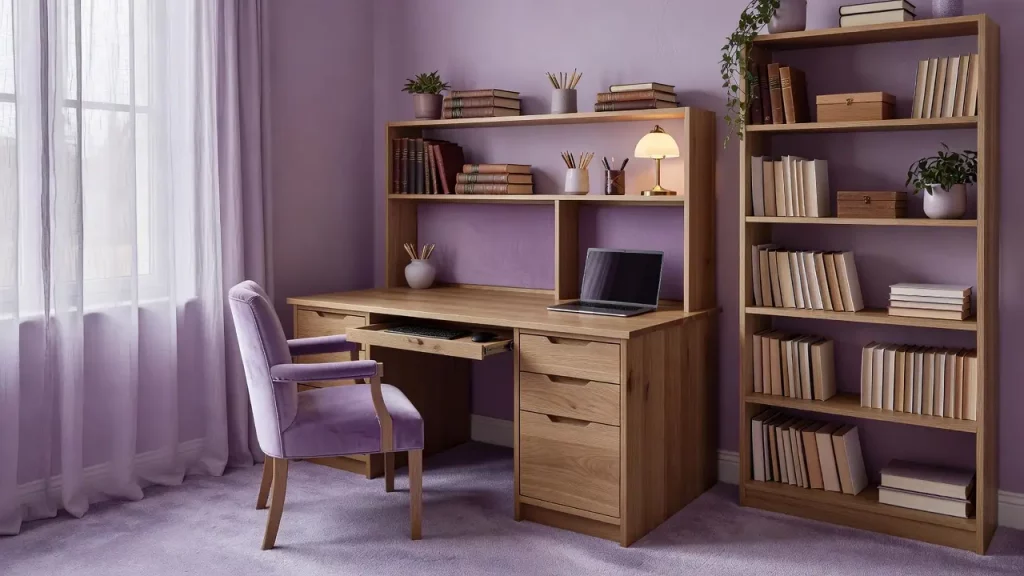 Lavender Home Office