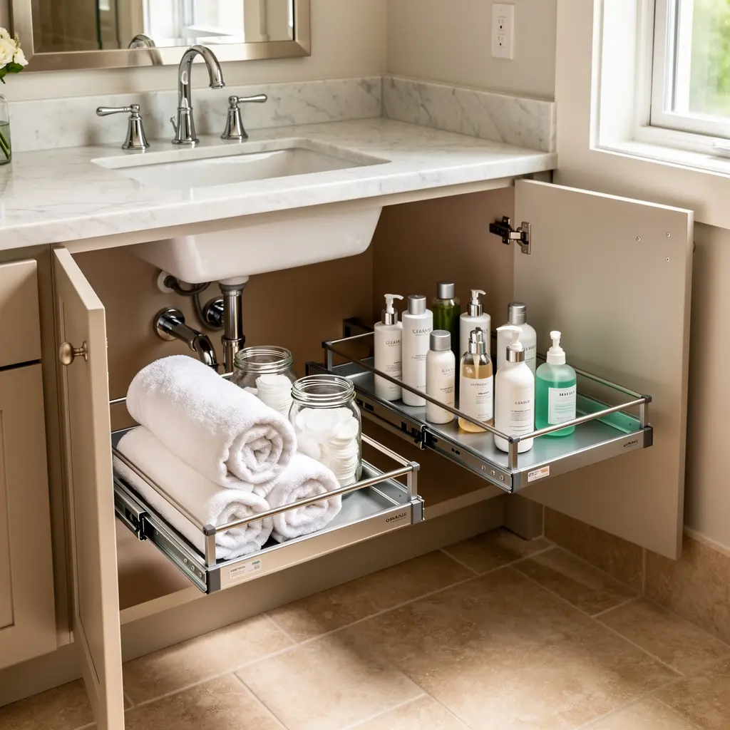 Luxury Small Bathroom Organization
