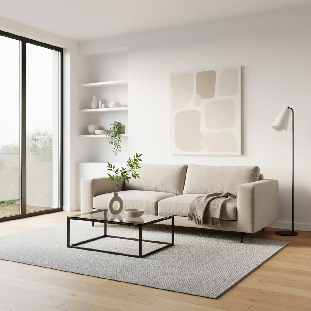 Modern Minimalist Living Room