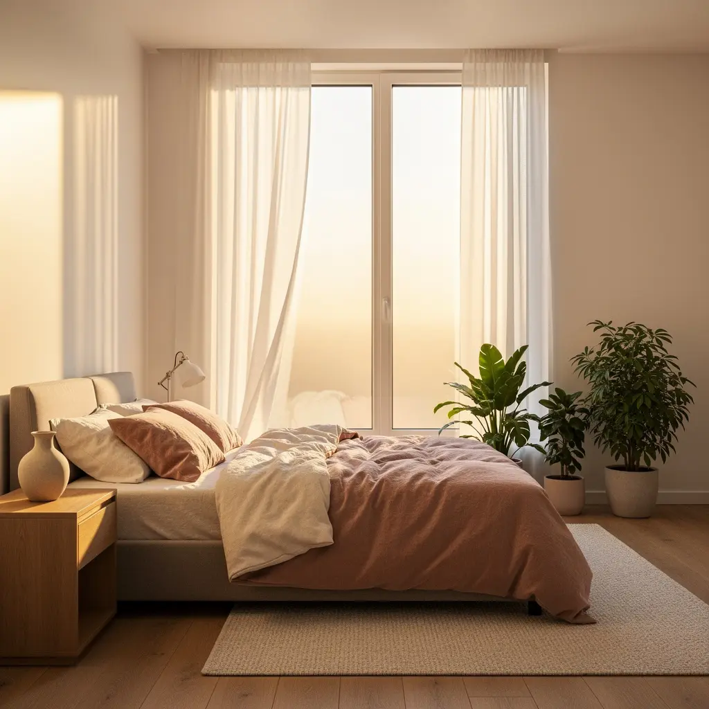 Sunlit Cozy Bedroom Aesthetic