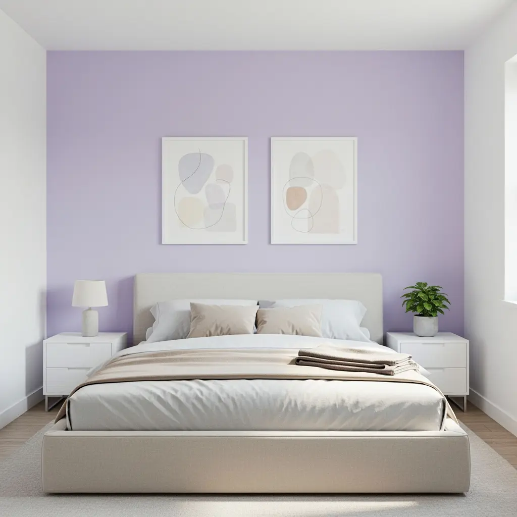 Lavender Bedroom Wall Decor