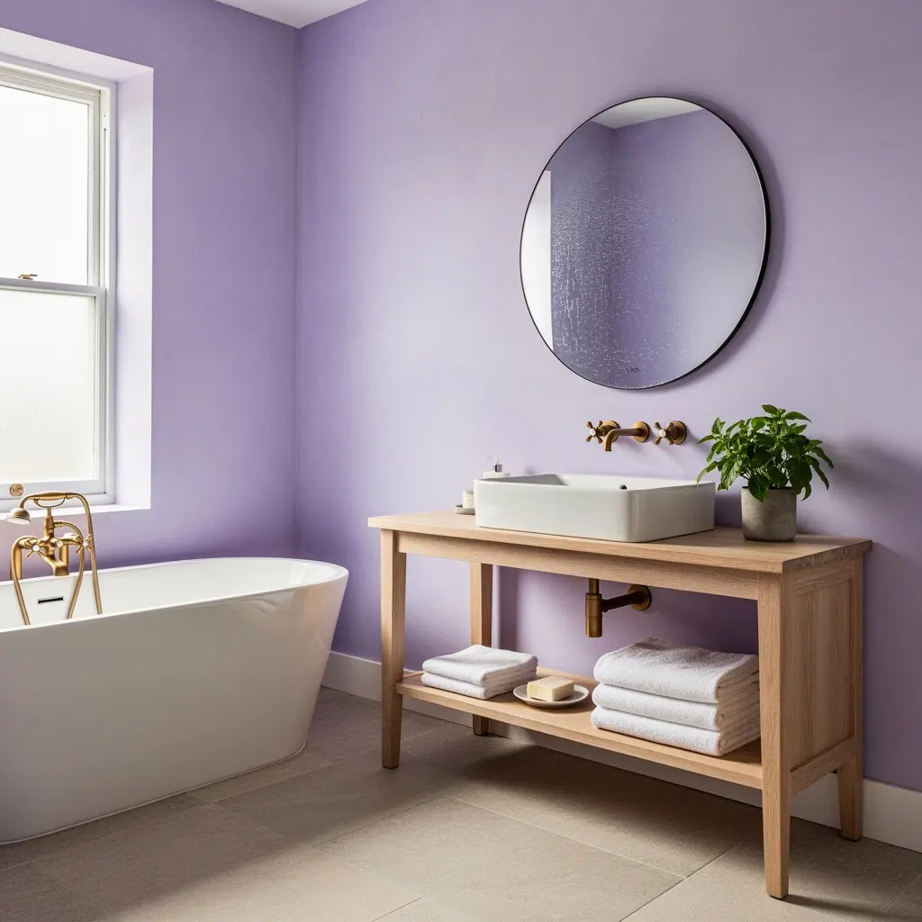 Lavender Bathroom