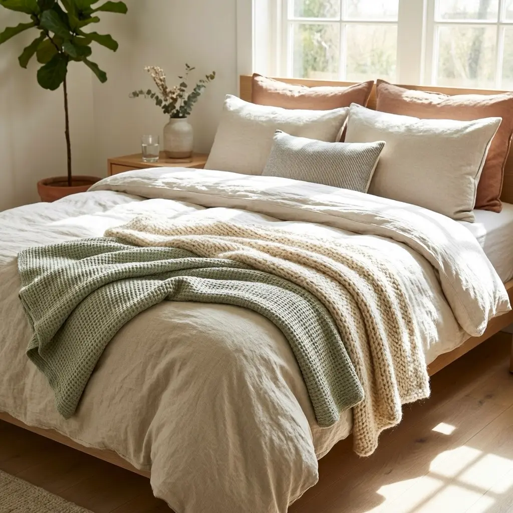 Sunlit Cozy Bedroom Aesthetic