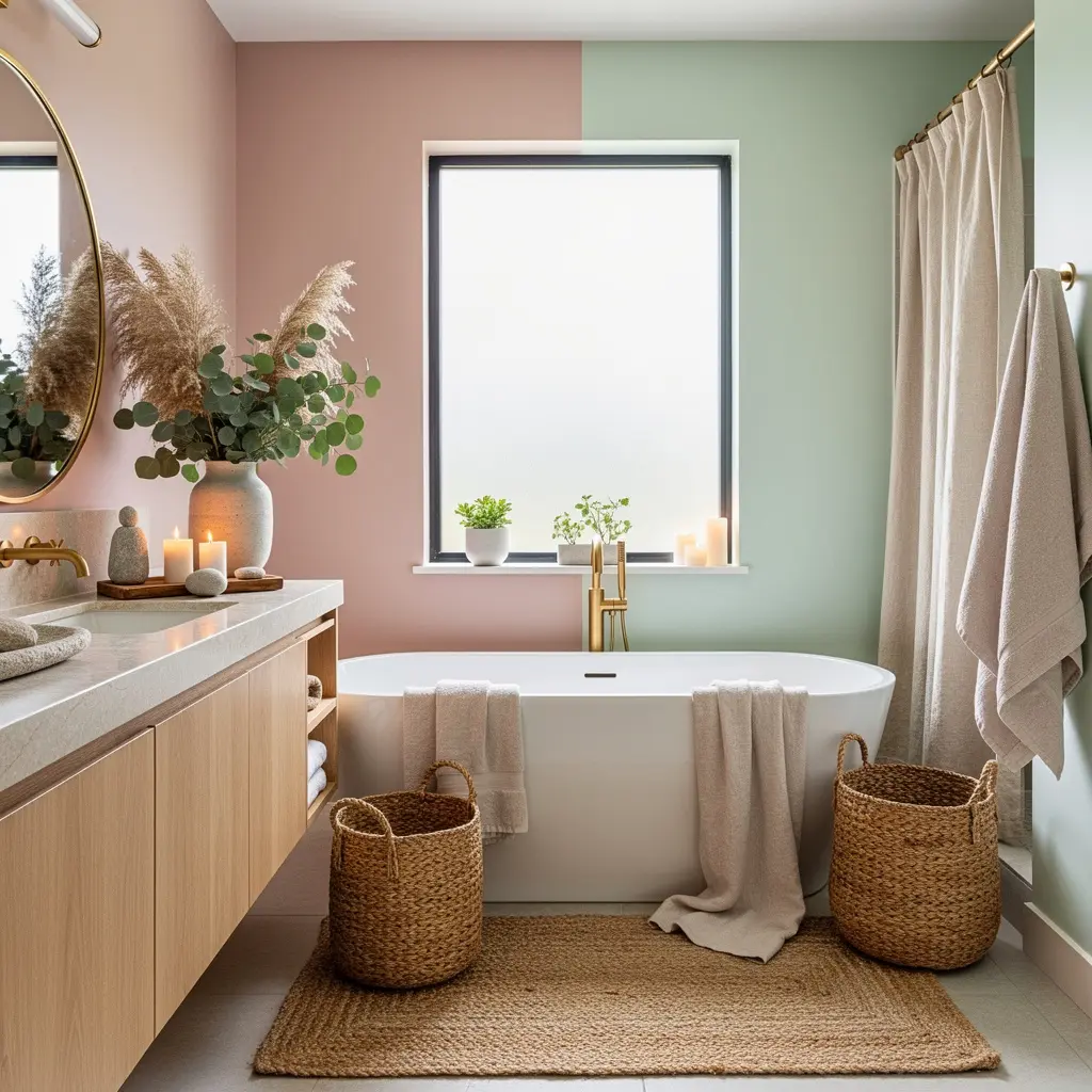Dreamy Pastel Bathroom Decor