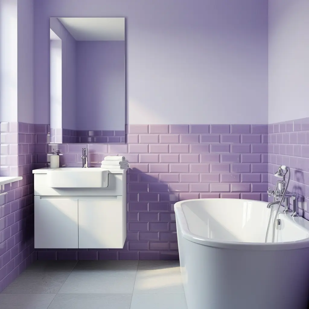 Lavender Bathroom