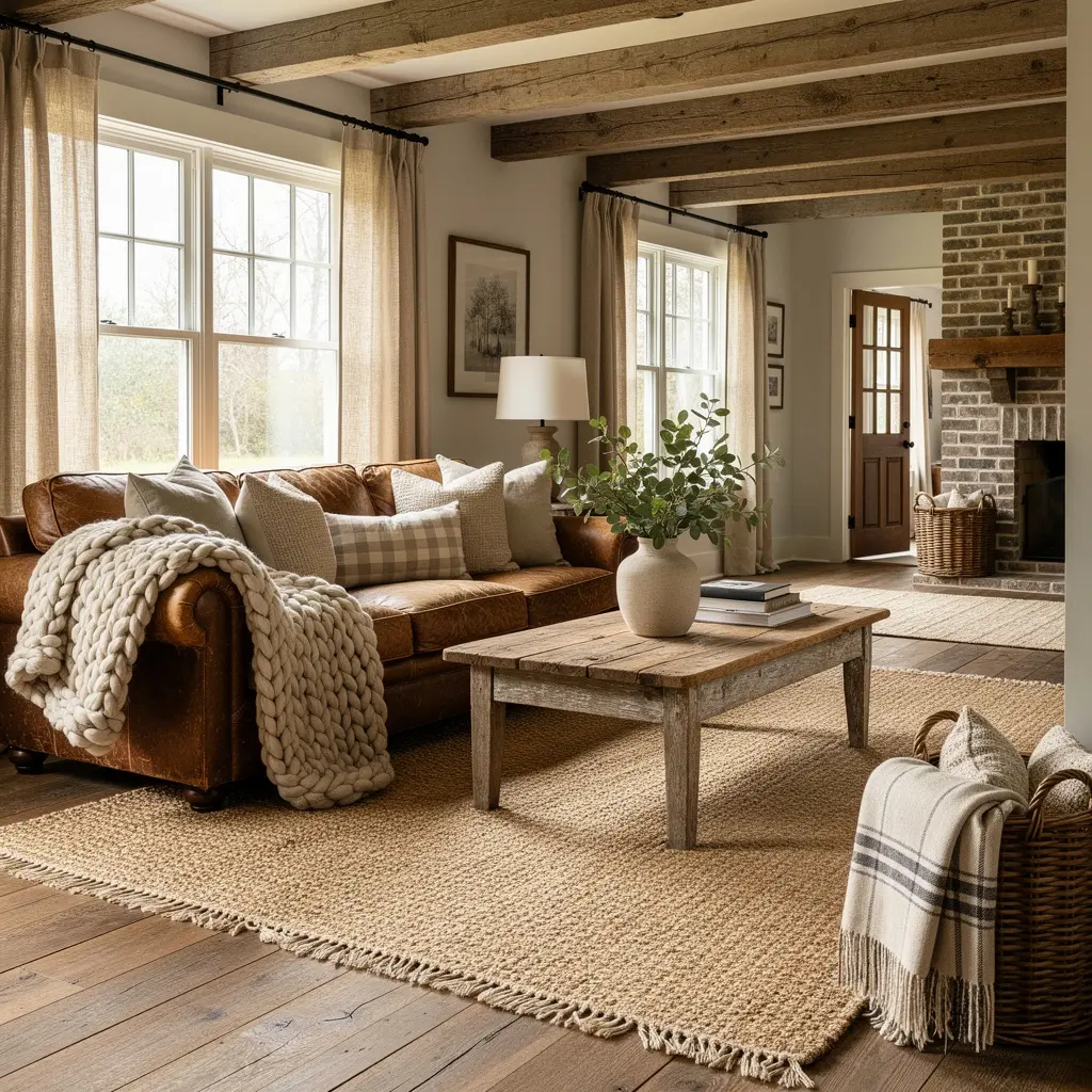Rustic Farmhouse Living Room