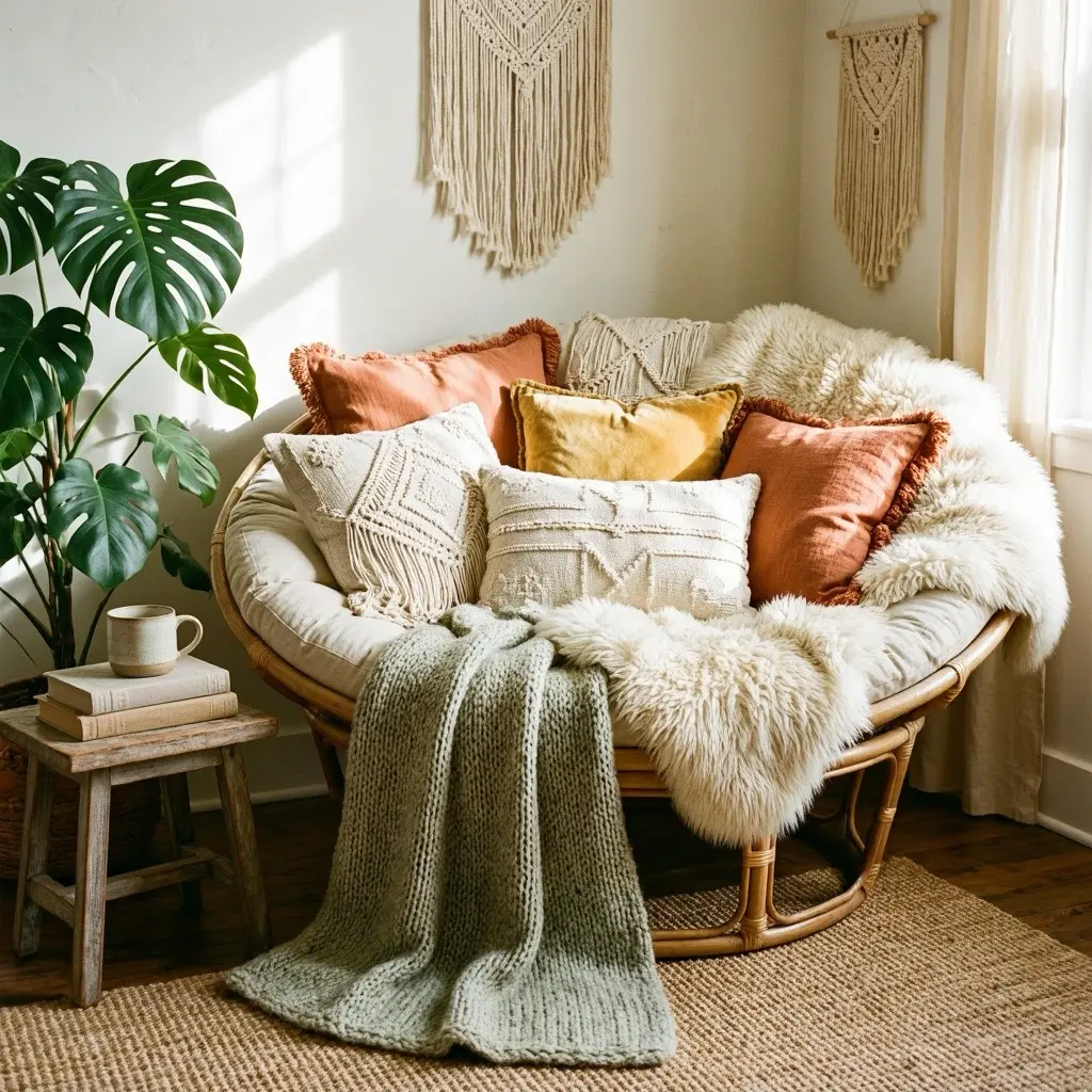 Cozy Boho Reading Nook