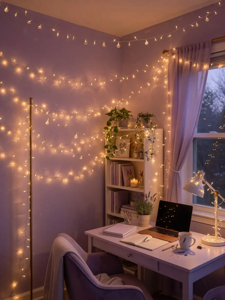 Lavender Home Office