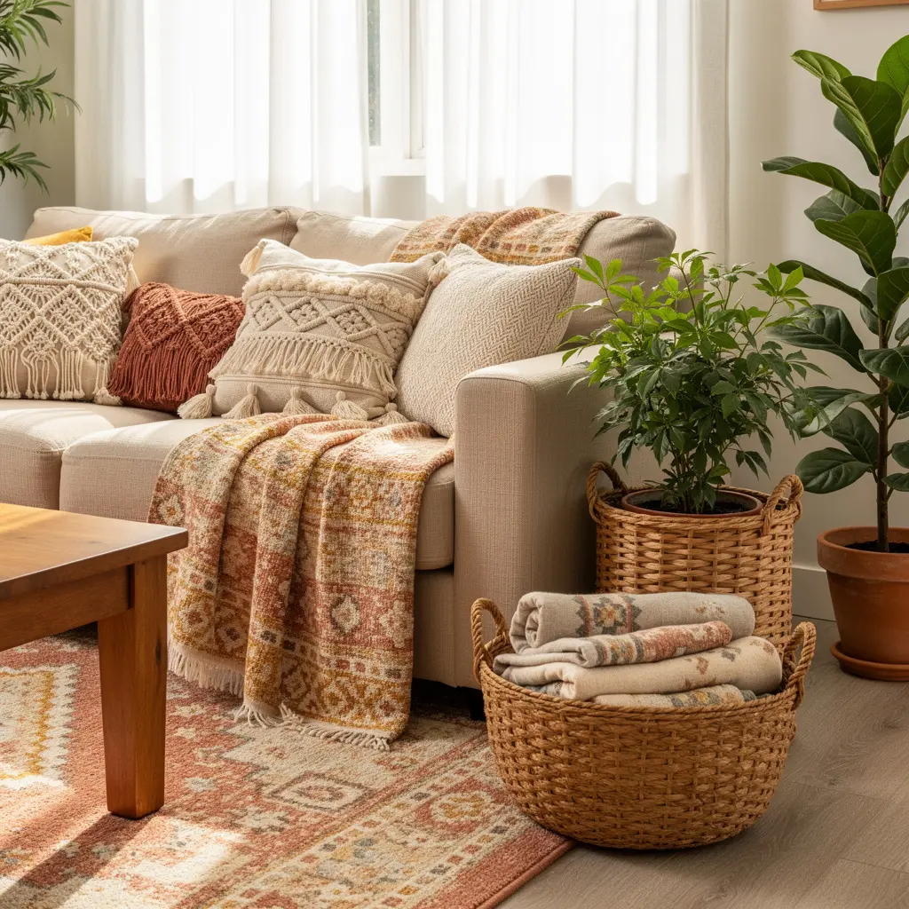 Cozy Boho Apartment Decor