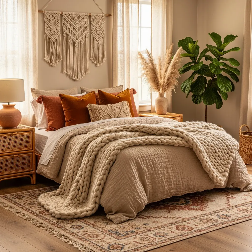 Cozy Boho Bedroom