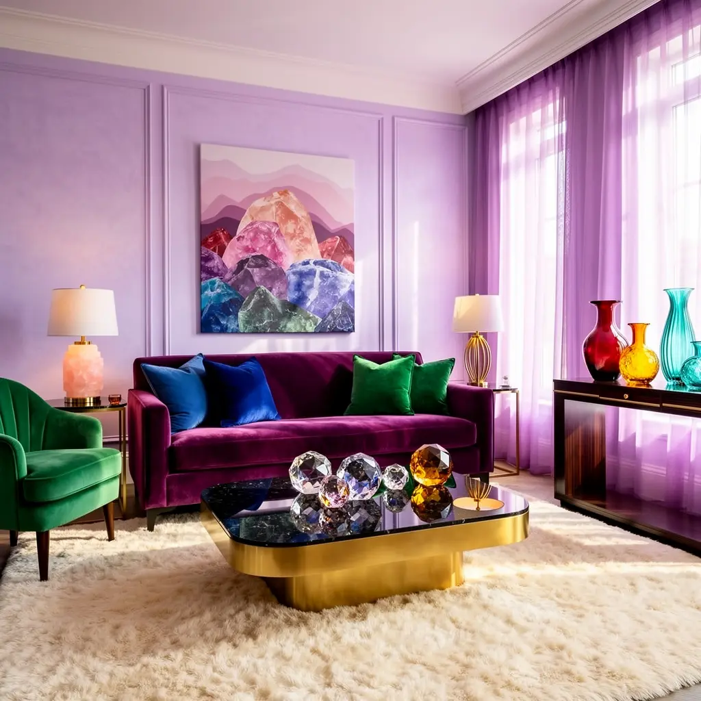 Lavender Living Room