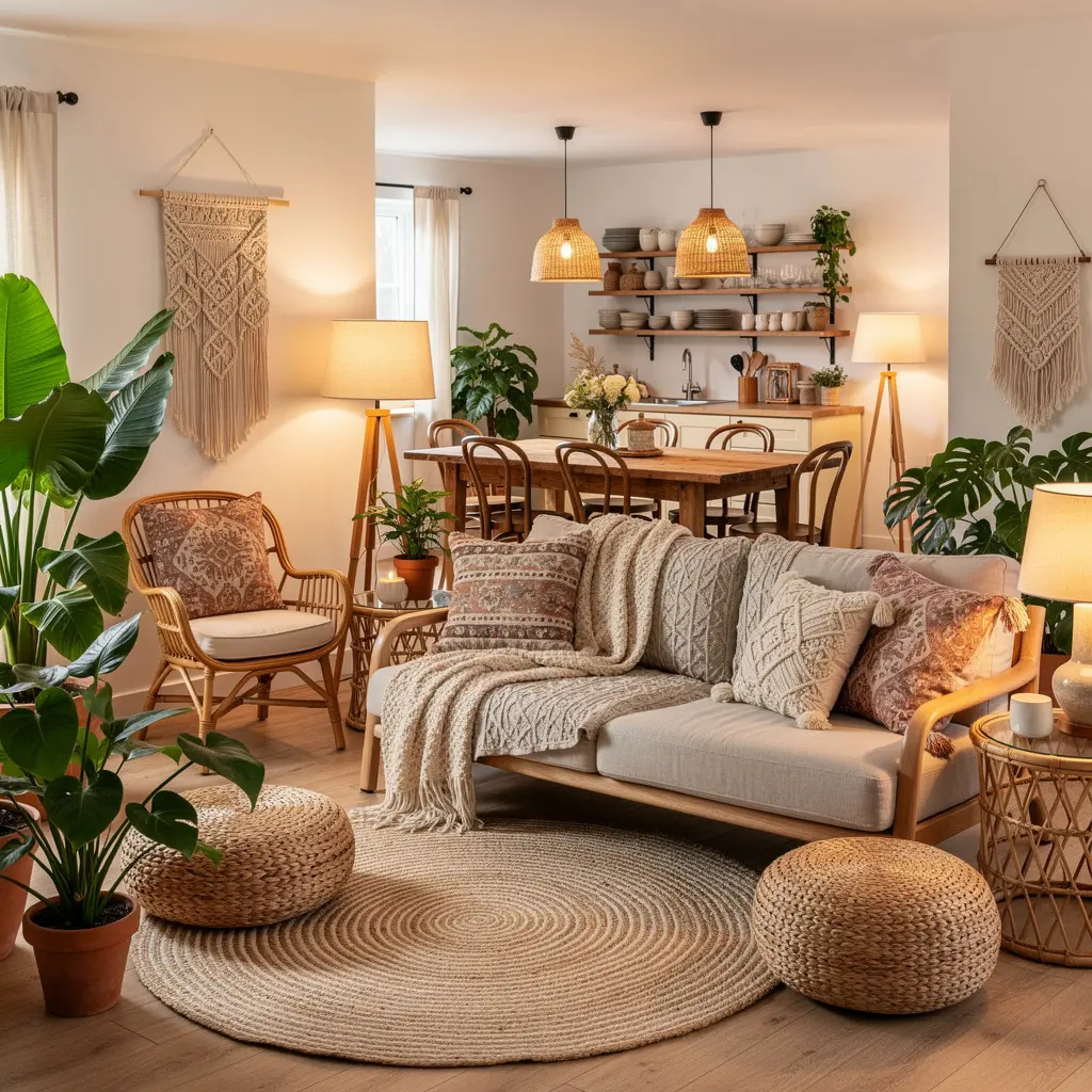 Cozy Boho Home Decor