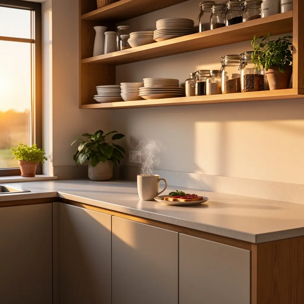 Cozy Kitchen Morning Setup