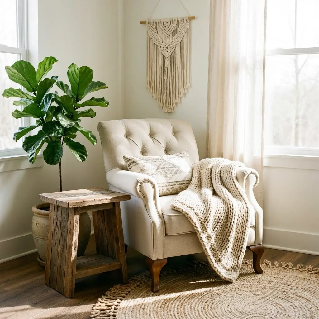 Cozy Boho Farmhouse Decor