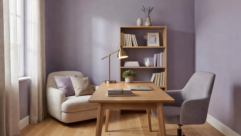 Lavender Home Office