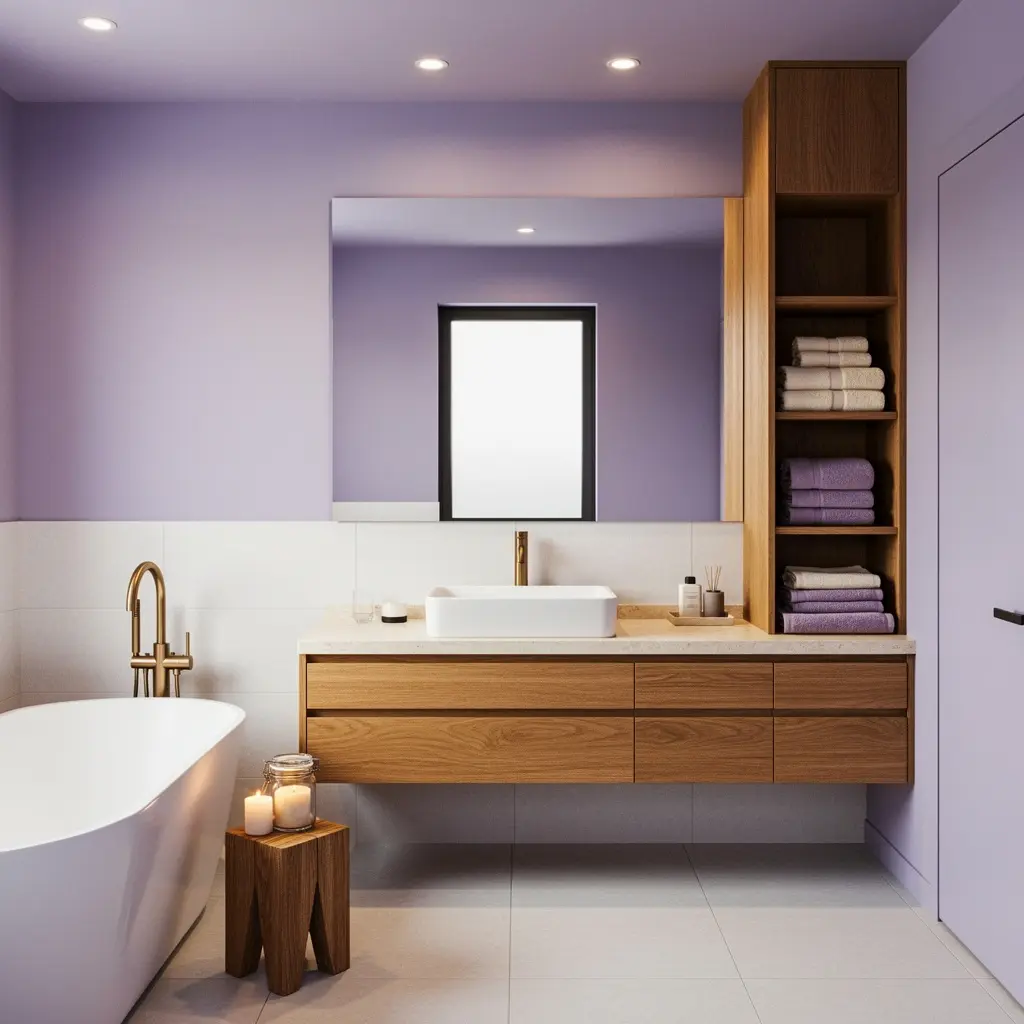 Lavender Bathroom
