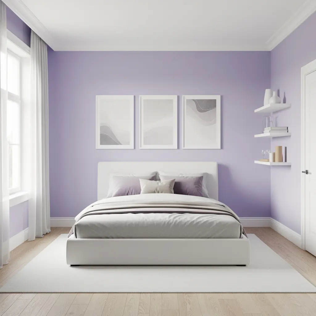 Lavender Bedroom Wall Decor