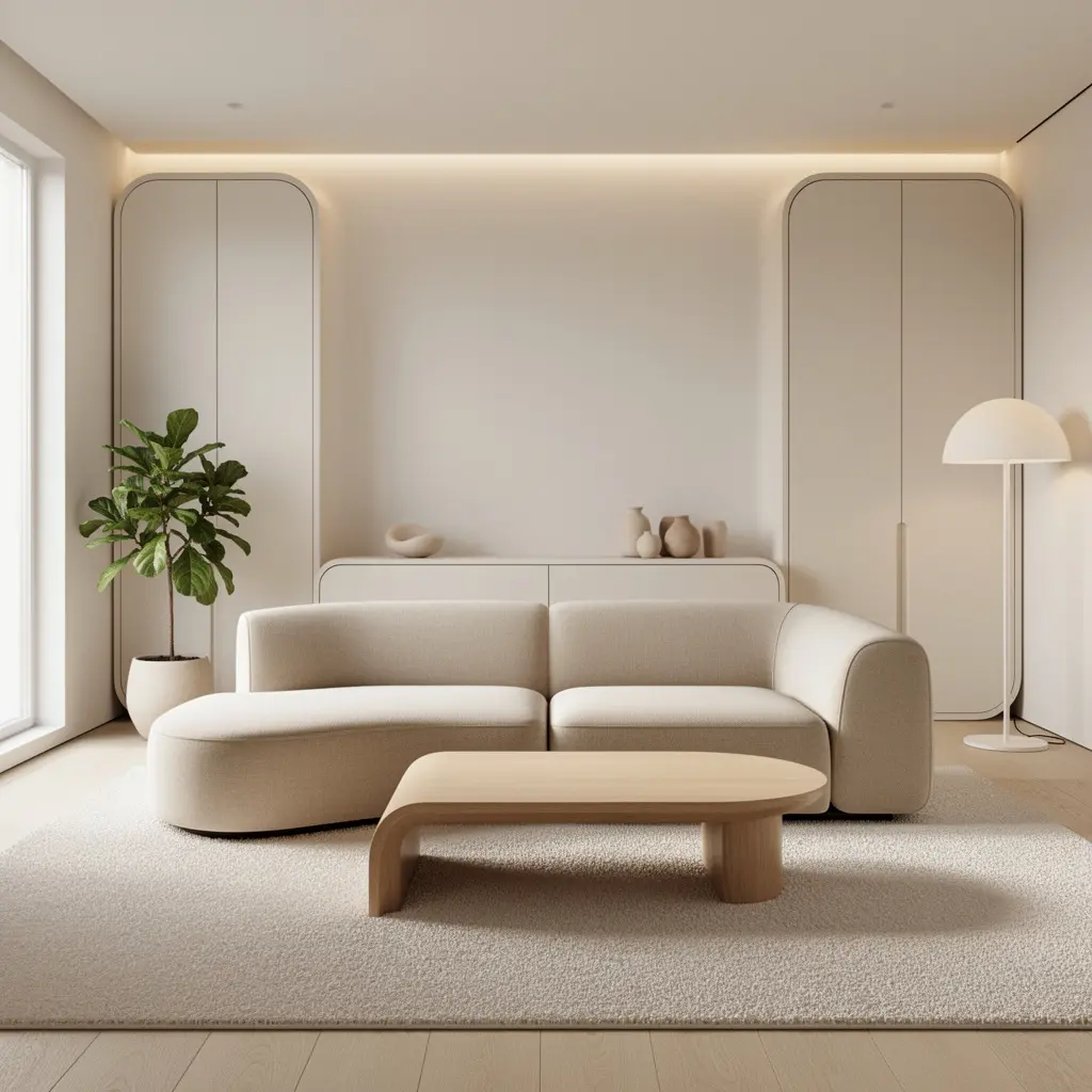 Modern Minimalist Living Room